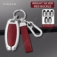 thumbnail image 1 of Zinc alloy Car Key Case For Infiniti A 3/4 buttons key case EX35 FX35 FX50 M56 G35 G37 JX35 QX50 QX60 QX80 Protect Bag Cover, 1 of 26
