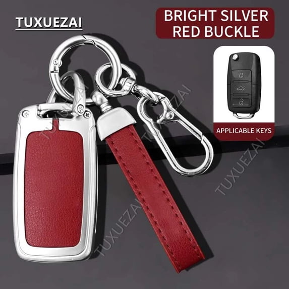 Zinc alloy Car Key Case For Volkswagen A 3-button Polo Tiguan Passat Golf Jetta Lavida Skoda Octavia Full Cover Protection Shell