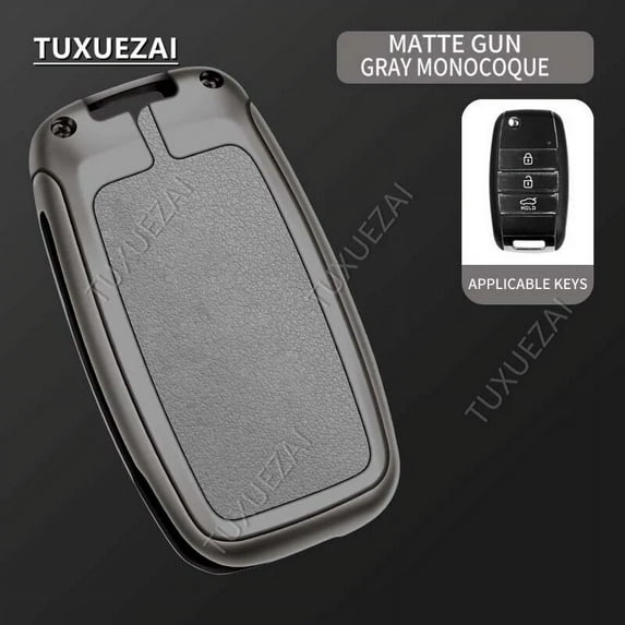 Zinc alloy Car Key Cover Protection For Kia C 3 buttons key case Sid Rio Soul Sportage Ceed Sorento CeratoK2 K3 K4 K5 Keychain