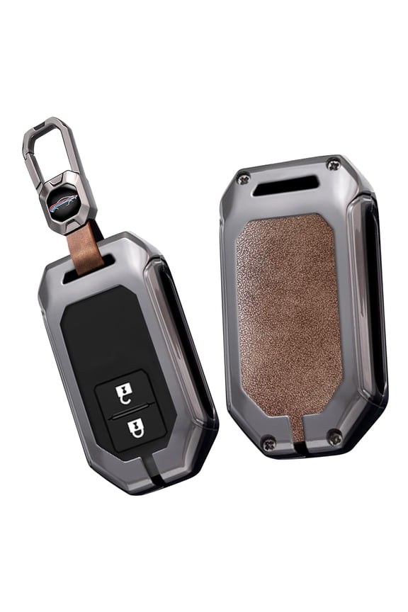 Zinc alloy Key Fob Cover with Keychain Fit for Suzuki Swift Sport Hybrid V Wagon R Car Key Case Accessories key cover