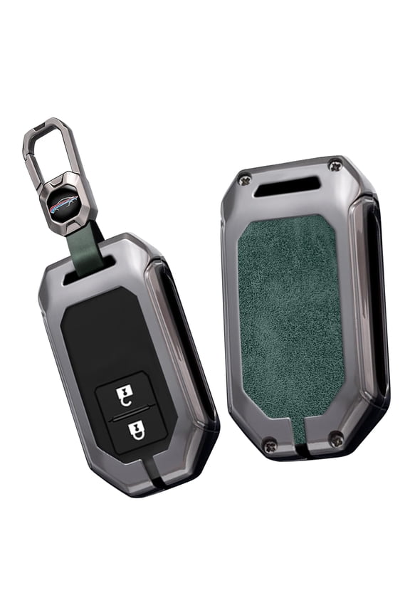 Zinc alloy Key Fob Cover with Keychain Fit for Suzuki Swift Sport Hybrid V Wagon R Car Key Case Accessories key cover