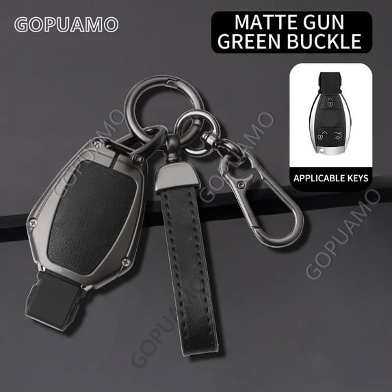 Zinc alloy Style Car Key Case Cover Shell For Mercedes Benz B three button A B C E S Class W204 W205 W212 W213 W176 CLA AMG W177