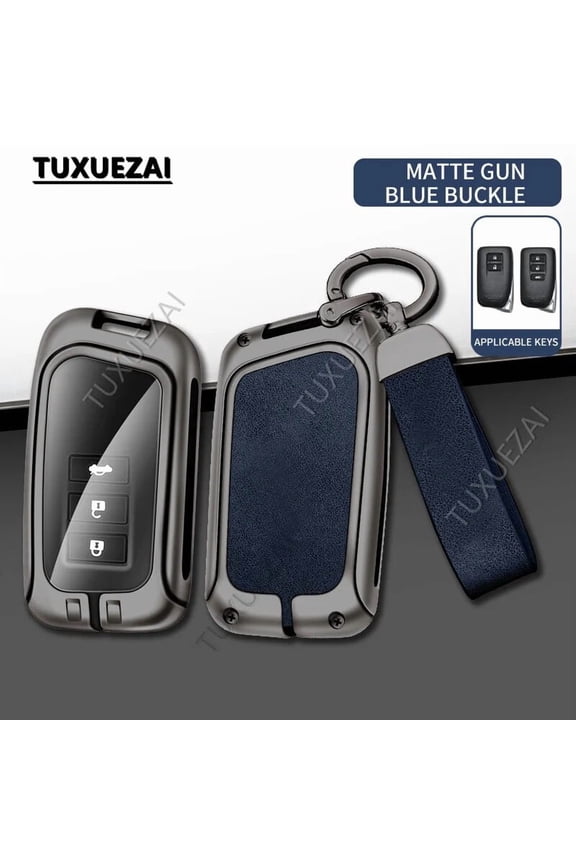 Zinc alloy+leather Car Key Cover Case For Lexus B 2/3 buttons key case RX350 ES350 IS250 GX460 LX570 IS350 GS430 GS300 GS450h