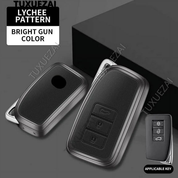 Zinc alloy+leather Car Key Cover Case For Lexus B 3 buttons key case GS430 GS300 GS450h GX460 GS300 RX350 ES350 IS250 GX460