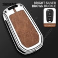 thumbnail image 1 of Zinc alloy+leather Key Case Cover For Peugeot B 3 Buttons Key Case 207 307 308 607 CC CW Expert Partner Tepee Keyless Shell, 1 of 29
