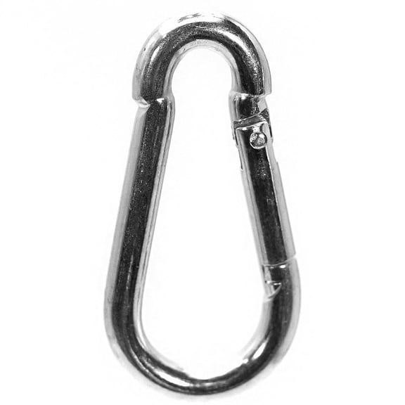 Jeffers Zinc Plated Steel Bucket Hook Spring Snap, Heavy Duty Metal Clip, Chain Connector, Utility Hook for Buckets, Rope, Leash, Farm, Barn, Stable, Hanging Accessories, Outdoor Hardware - 1 Pack