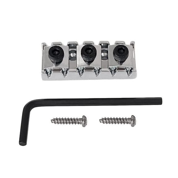 Zincs Alloy Guitar Bridge Lock 42mm 43mm Quick Installation Secure Tuning For Double Tremolo Systems