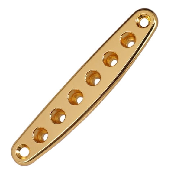Zincs Alloy Guitar String Through Plate Guitar Bridge String Thru Body Ferrules Bushing Plate Guitar Accessories