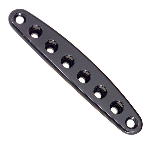 Zincs Alloy Guitar String Thru Body Plate Guitar Bridge String Thru Body Ferrules Bushing Plate String Through Plate