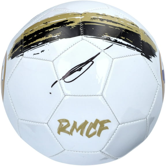 Zinedine Zidane Real Madrid Autographed Logo Soccer Ball - Fanatics Authentic Certified