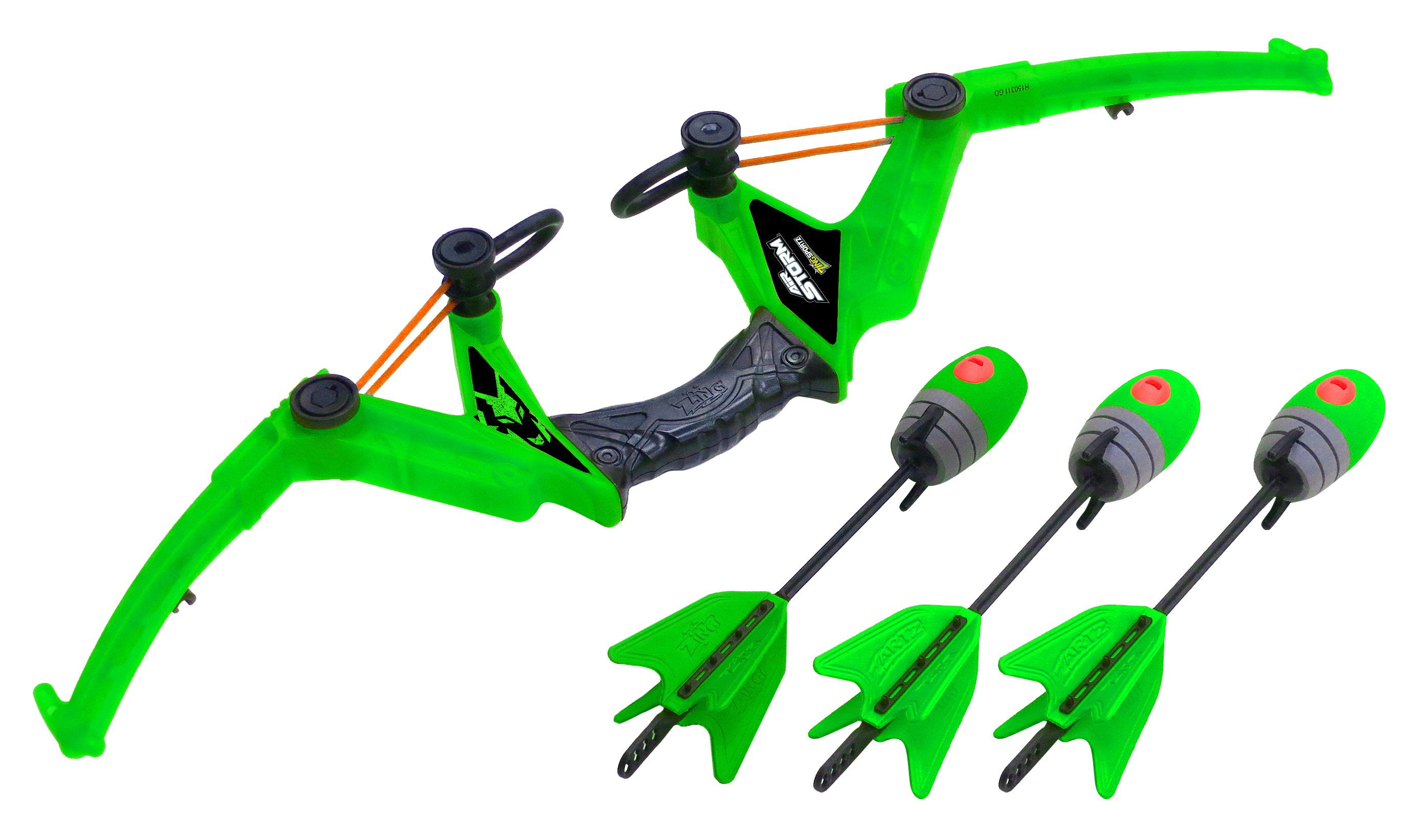 hul fingeraftryk hjælpeløshed Zing Air Storm Z-tek Bow - Green: High-Powered Outdoor Archery Set for  Action-Packed Fun and Precision Shooting, Green - Walmart.com