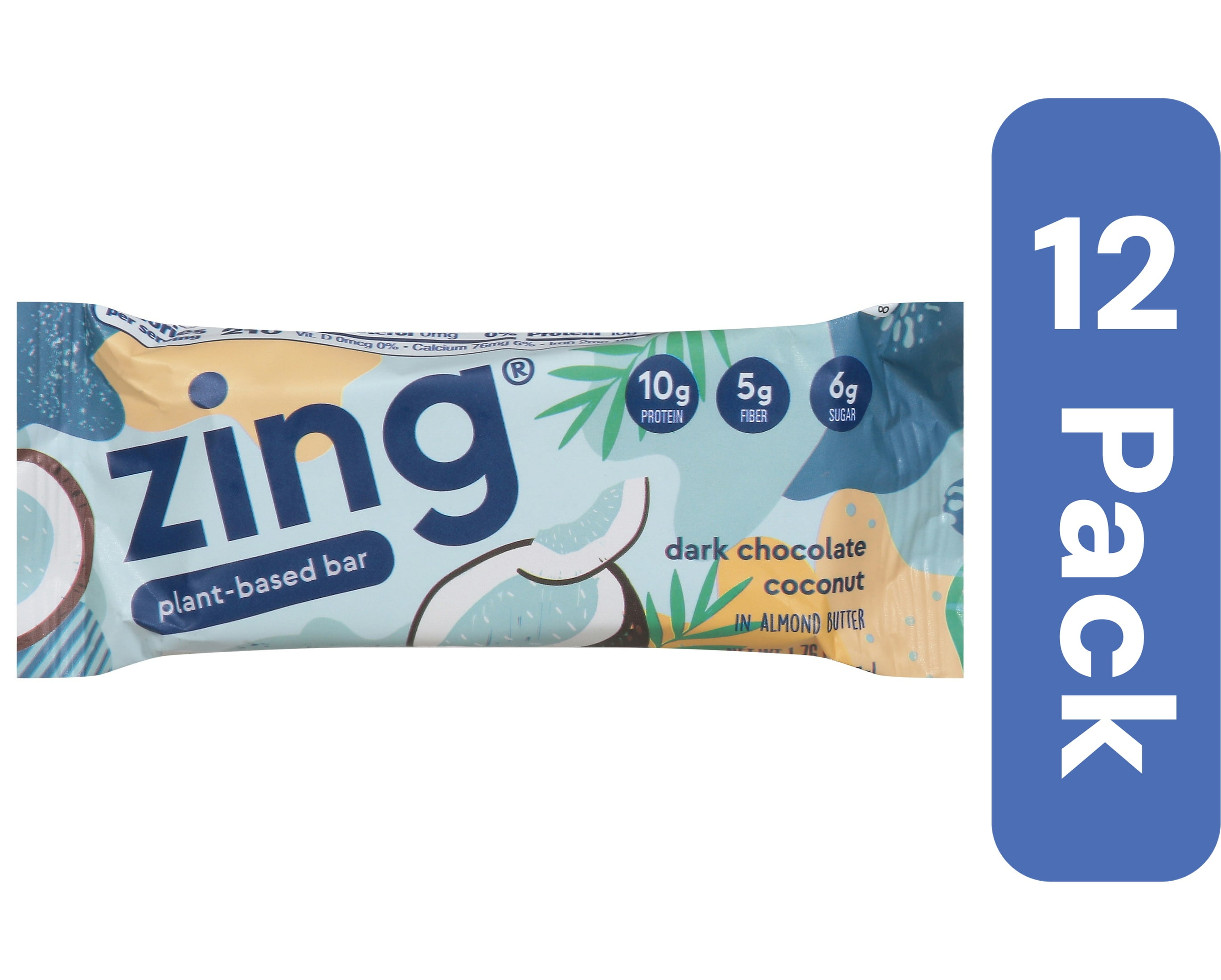 Zing Bars Chocolate Coconut Bar 1.76 oz (Pack Of 12)