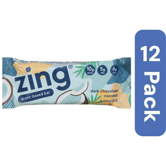 Zing Bars Chocolate Coconut Bar 1.76 oz (Pack Of 12)