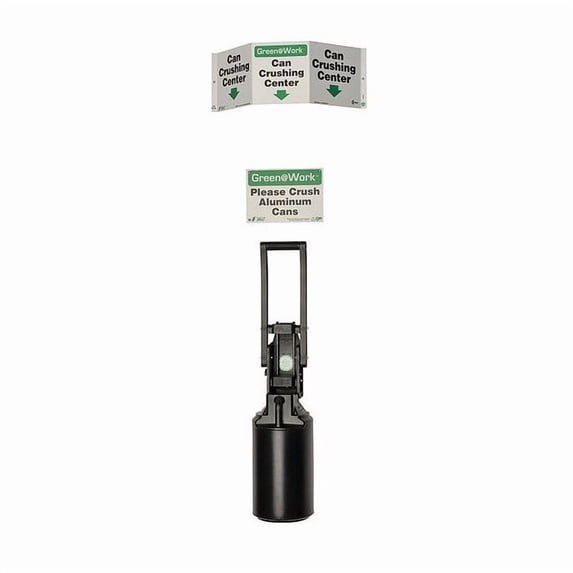 Zing Can Crusher Kit With Sign 7008