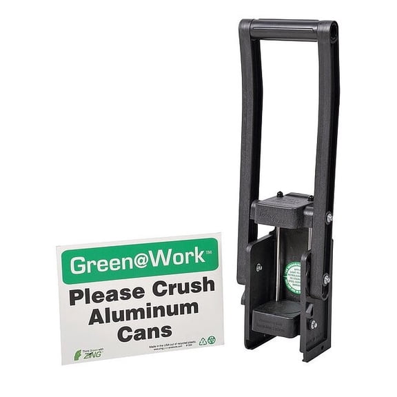 Zing Can Crusher With Sign 7006