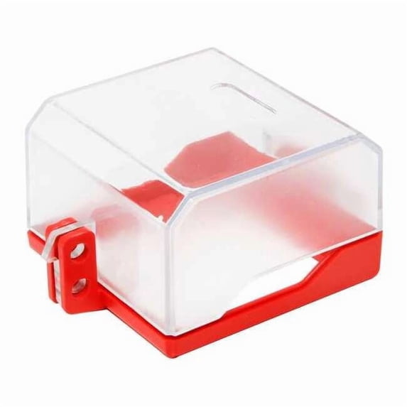 Control Panel Lockout, Clear, ABS Plastic, Polycarbonat, 2 Max. No. of Padlocks