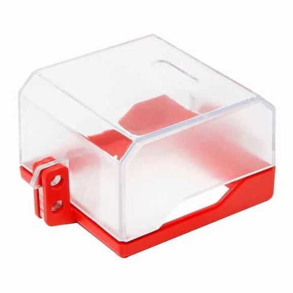 Control Panel Lockout, Clear, ABS Plastic, Polycarbonat, 2 Max. No. of Padlocks 7805