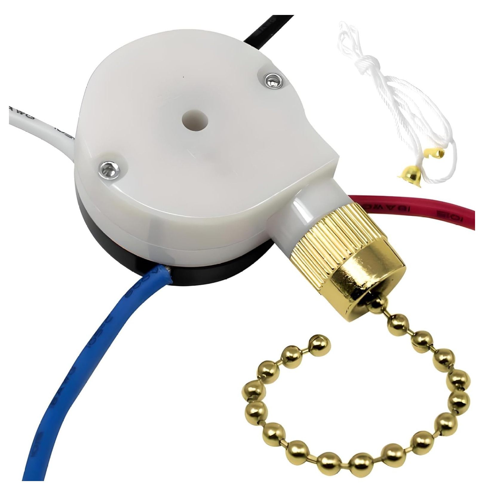 Zing Ear ZE208S E89885 3 Speed 4 Wire Pull Chain Switch Replacement