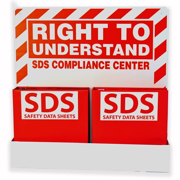 Zing Green Products 6040 Recycled Aluminum GHS-SDS Double Station, 2 Binders CA3