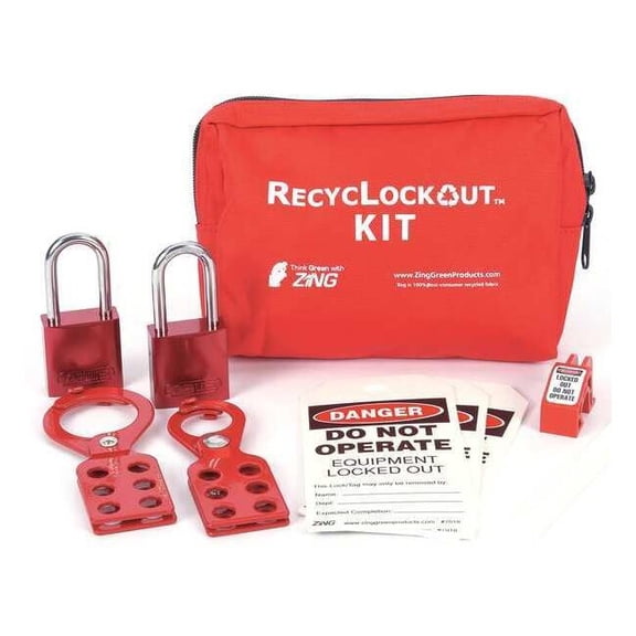 Zing Lockout Kit,Filled,Electrical 2731