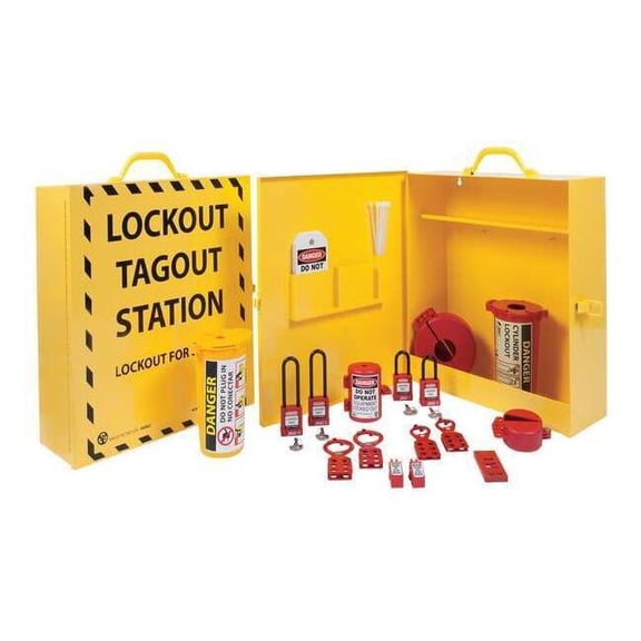 Zing Lockout Station,Electrical,18 In H 6062