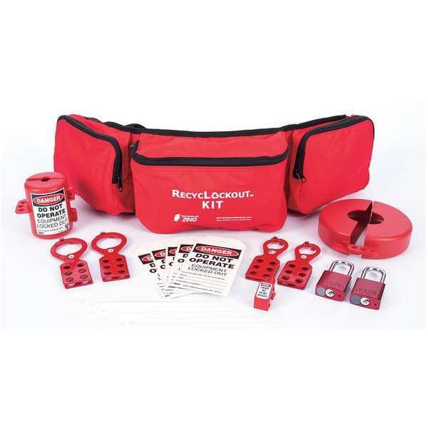 Zing Lockout/Tagout Kit,Filled,Electrical 2725 - Walmart.com
