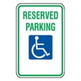 thumbnail image 1 of Zing Reserved Handicap Parking Sign,18"X12, 2197 2197, 1 of 1