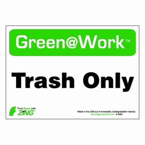 Zing Social Distancing Adhsve Sign,7x10in,PK5 1068S