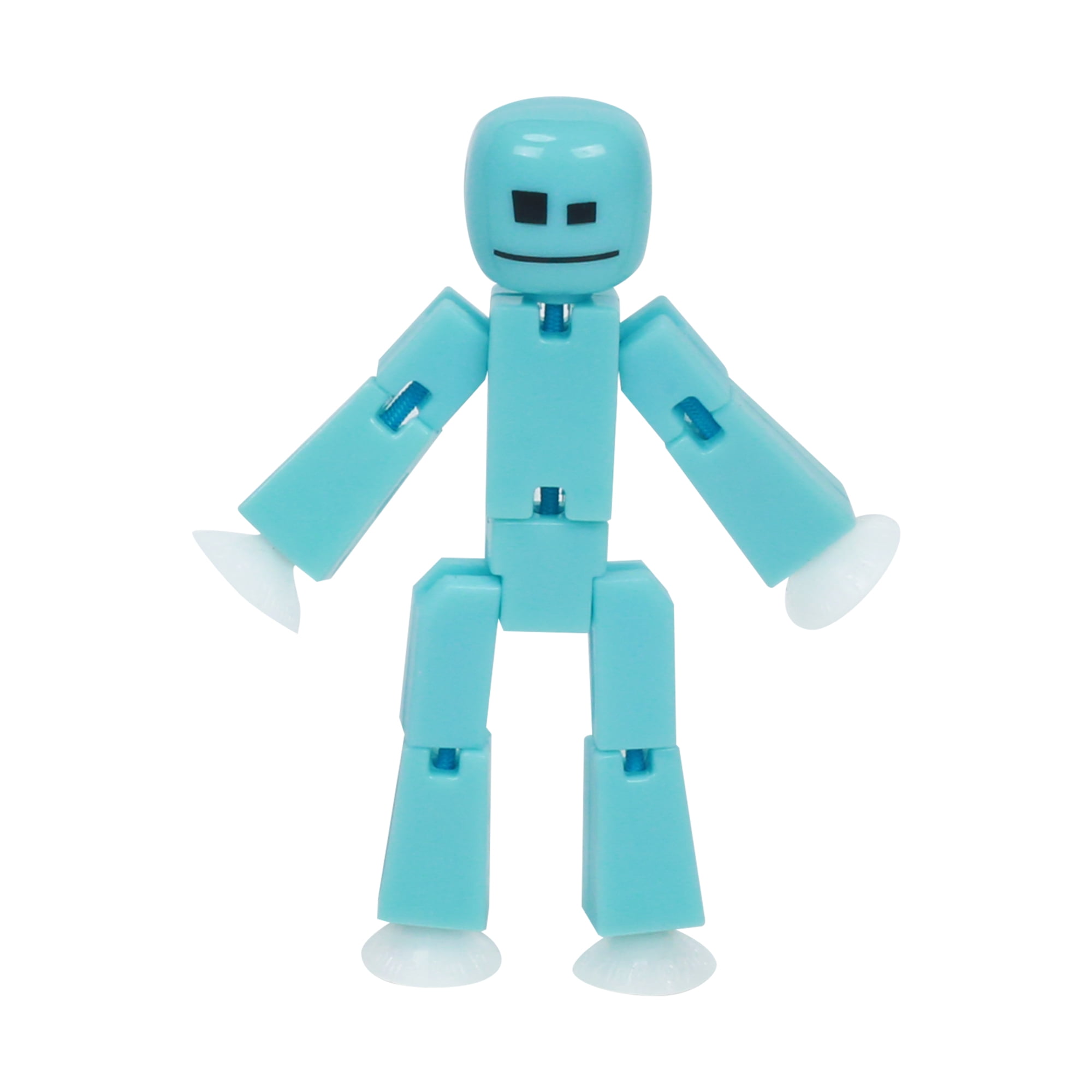 Zing StikBot Single Pack - Includes 1 StikBot - Collectible Action Figures and Accessories, Stop Motion Animation, Ages 4 and Up (Ice Blue)
