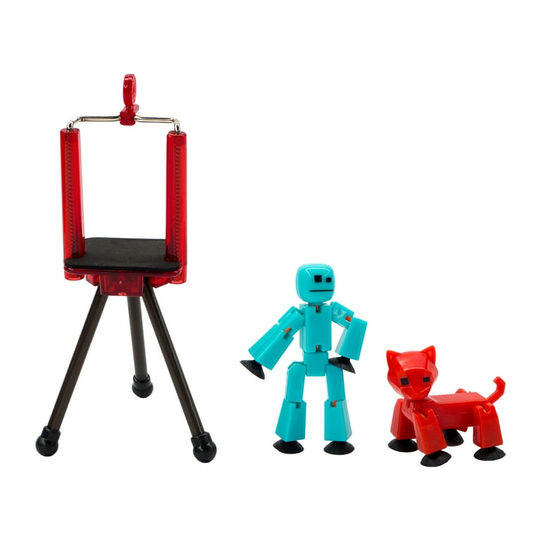 Zing Stikbot Studio Animation Stop Motion Kit with Posable Figures