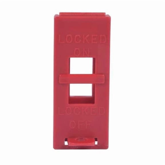 Zing Wall Switch Lockout,Red,3/8 In. Dia. 6064