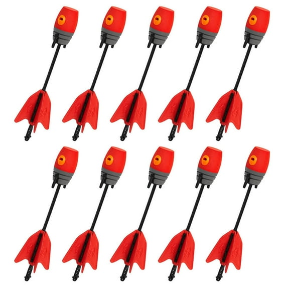 Zing Z-Ammo 10 Units Extra Bounce Back Whistle Arrow Refills (Green/Orange/Red)