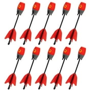 Zing Z-Ammo 10 Units Extra Bounce Back Whistle Arrow Refills Green/Orange/Red
