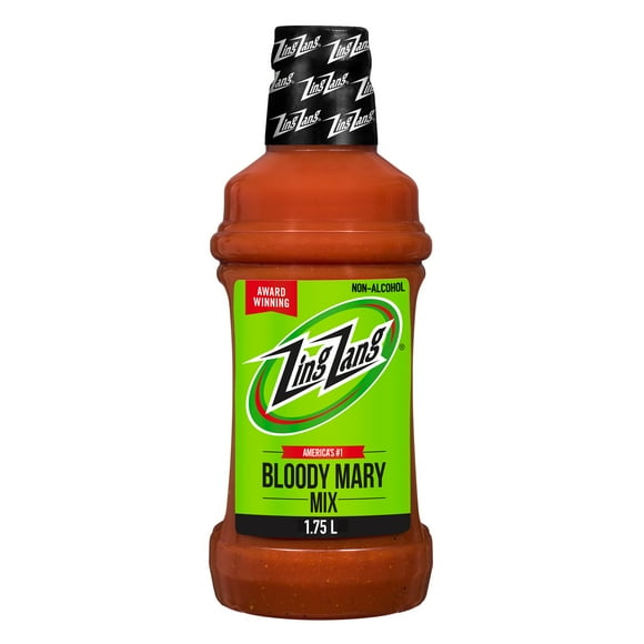 Zing Zang Bloody Mary Mix, Non-Alcoholic Cocktail Mixer, 1.75L Bottle