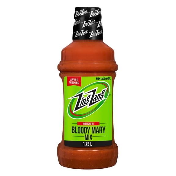 Zing Zang Bloody Mary Mix, Non-Alcoholic Cocktail Mixer, 1.75L Bottle