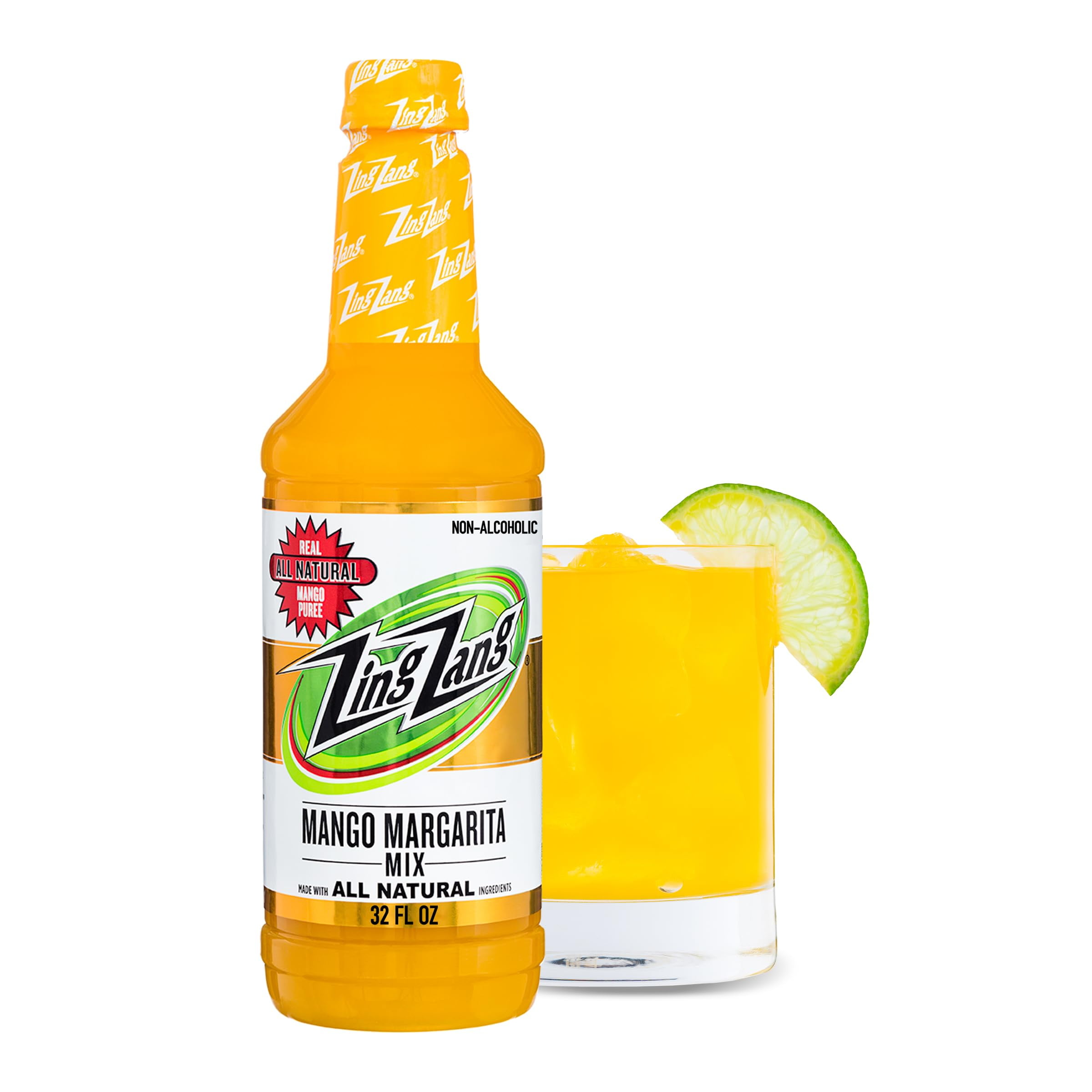 Zing Zang Mango Margarita Mix, NonAlcoholic Cocktail Mixer, 32 Fl Oz