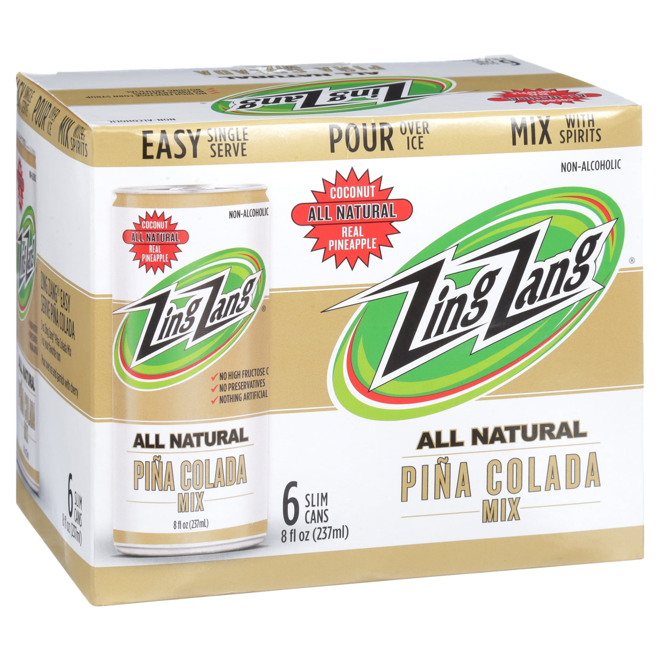 Zing Zang Pina Colada 4x6x8 oz