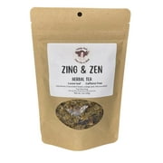 Zing Zen Loose Leaf Citrus Chamomile Flower Herbal Tea, Caffeine Free, 1oz Pouch, Witchy Pooh's