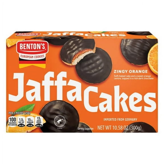 Benton's Zingy Orange Jaffa Cakes, 3-Pack, 10.58 oz