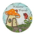 thumbnail image 1 of Zingz & Thingz Welcome Friends Outdoor Garden Stepping Stone – 9.75”, 1 of 3