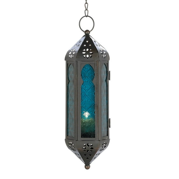 Jade Green Serenity Hanging Lamp 3.5x3.12x11"