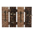 thumbnail image 1 of Zingz & Thingz 22.75" Black and Brown Contemporary Wine Rack, 1 of 4