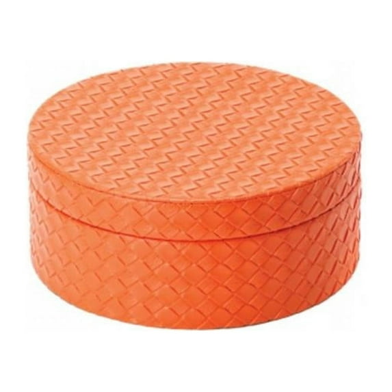 Zingz & Thingz 57071028 Orange Woven Round Box Trio