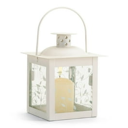 SMALL COUNTRY WHITE OPEN TOP LANTERN SMALL COUNTRY WHITE OPEN TOP LANTERN
