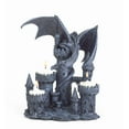 thumbnail image 1 of Zingz & Thingz Dragon Tea Light Candle Holder - 9.25" - Gray, 1 of 2