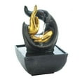 thumbnail image 1 of Zingz & Thingz Hands Accent Water Tabletop Fountain - 8" - Black and Gold, 1 of 6