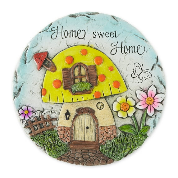 Zingz & Thingz Home Sweet Home Outdoor Garden Stepping Stone - 9.5”