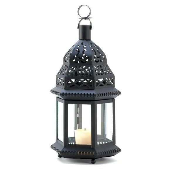 Zingz and Thingz Moroccan Birdcage Lantern in Black