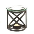 thumbnail image 1 of Zingz & Thingz Orbital Candle Oil Warmer with Stand - 3.5" - Black and Clear, 1 of 8