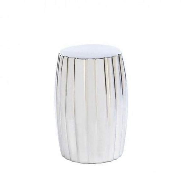 Zingz and Thingz Decorative Stool in Silver